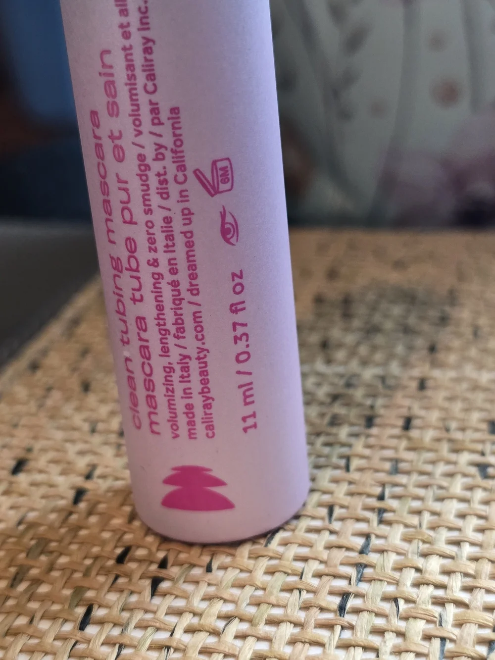 Caliray Come Hell or High Water Clean Tubing Mascara - Black Full Size New